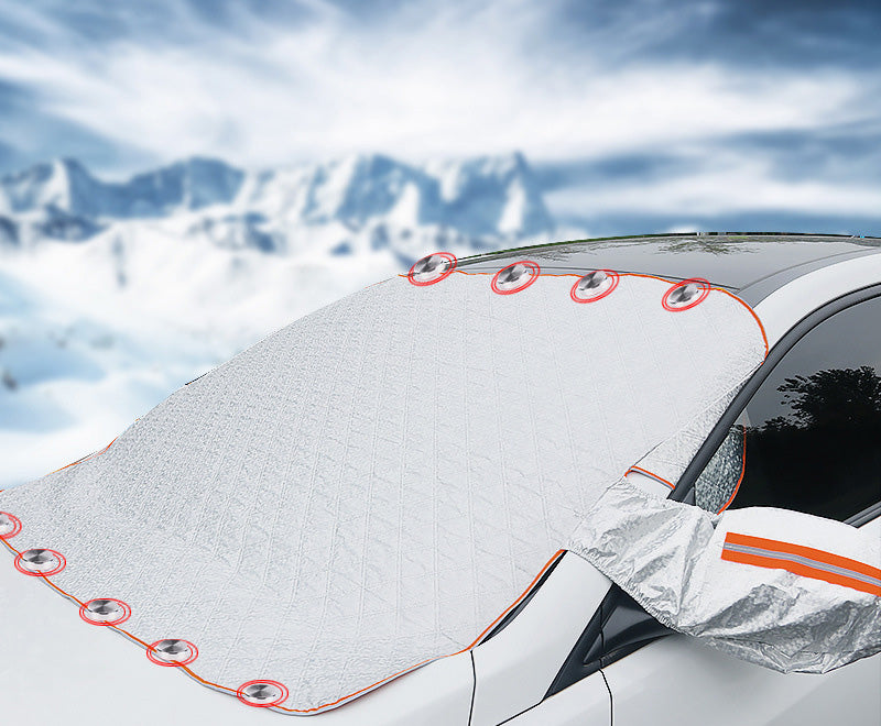 Pare-brise avant Couverture demi-couverture Vêtements de voiture Bouclier de neige