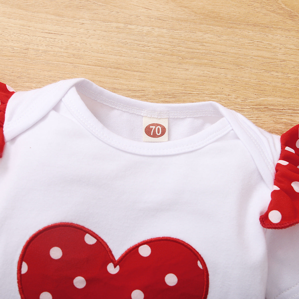 L'amour des enfants manches courtes et pointes Headscarf Pajamas