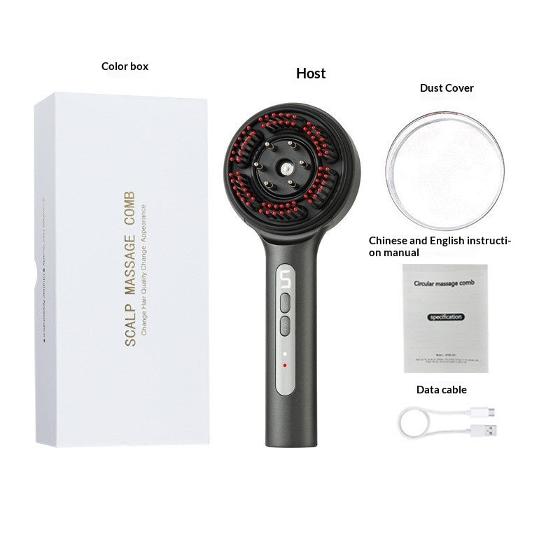 Peigne de massage portative pour vibrations électriques