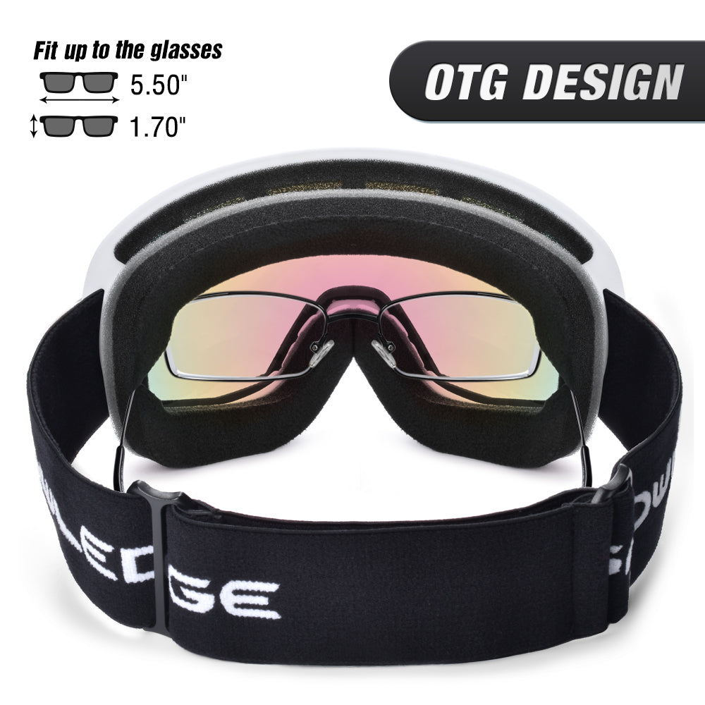 Lunettes de ski anti-fog double couche