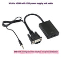 Moniteur de connexion de câble audio pour ordinateur portable noir