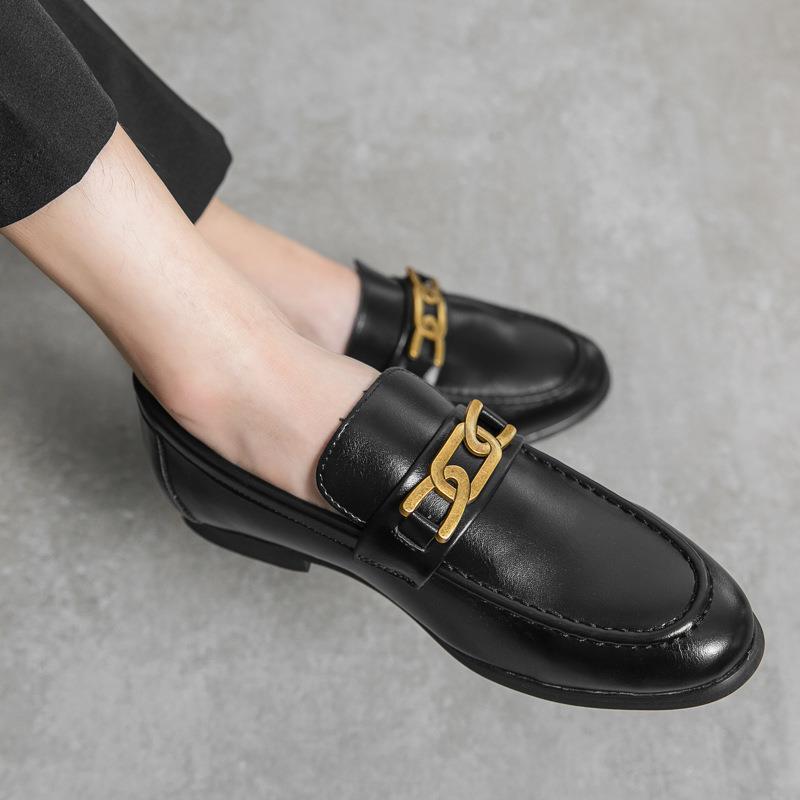 Chaussures en cuir décontracté de style britannique