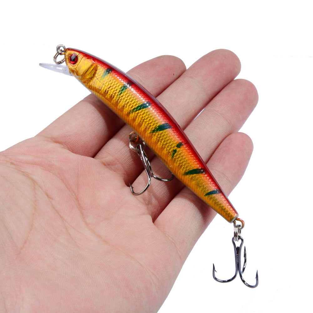 10 Couleur Minorua Bait Plastic Biomimetic Fausse Fausse Bait