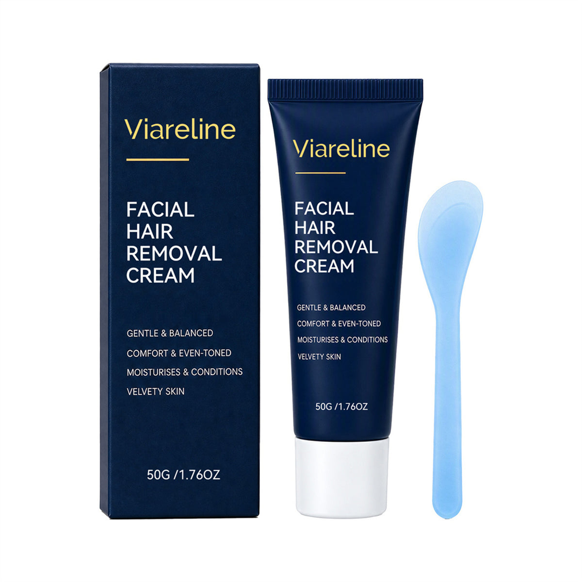 Crème d'épilation faciale