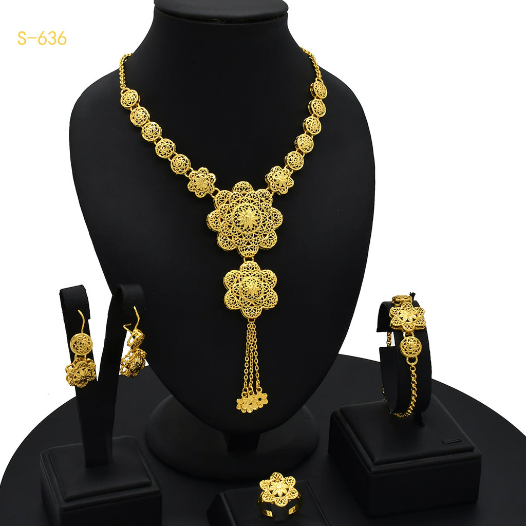 Bijoux pour femmes 24K plaqué or arabe
