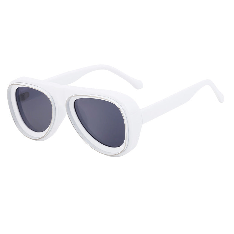 Lunettes de soleil Aviator de style européen et américain pour hommes