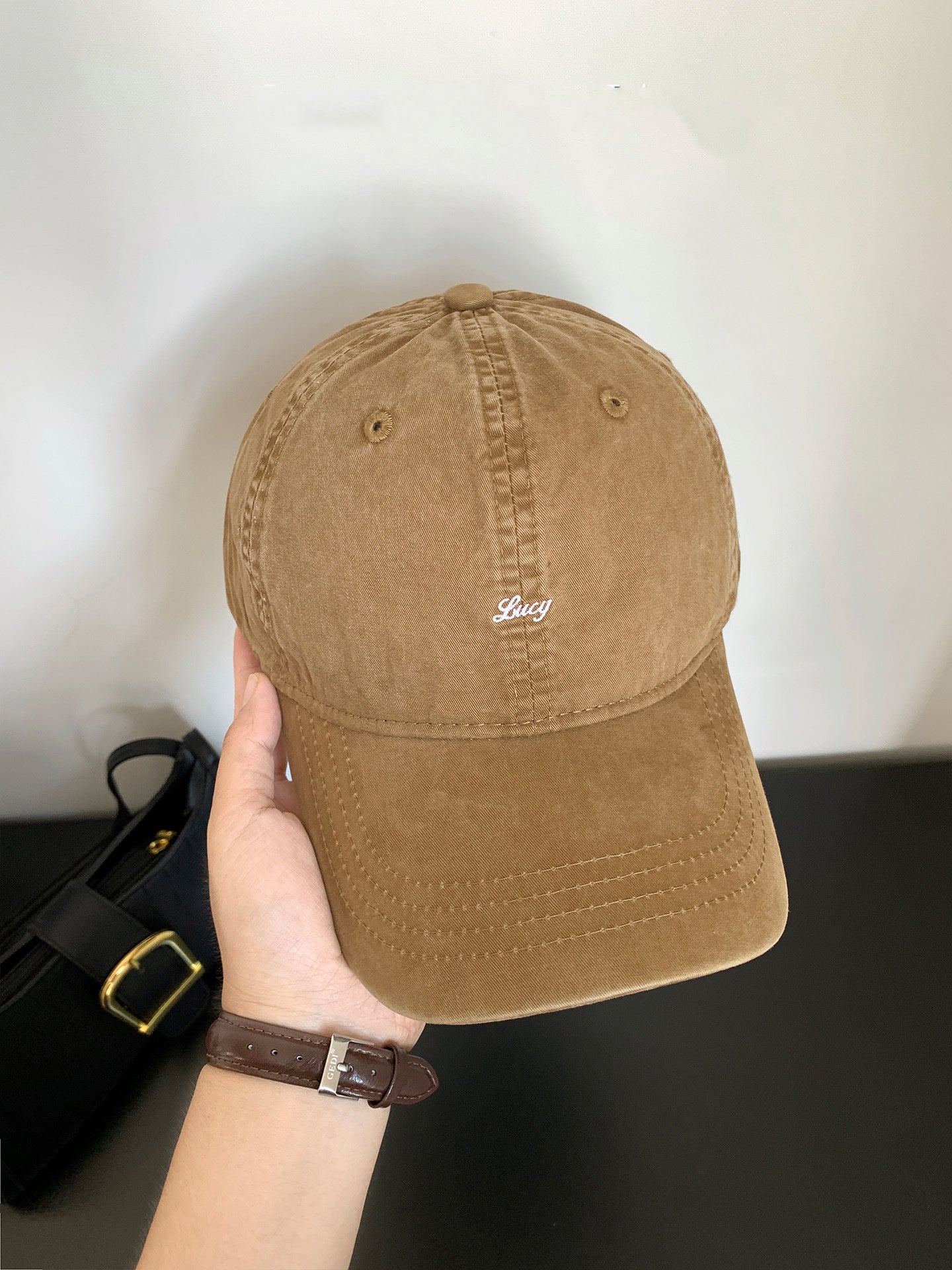 Casquette de baseball pour femmes, lavée à l'eau