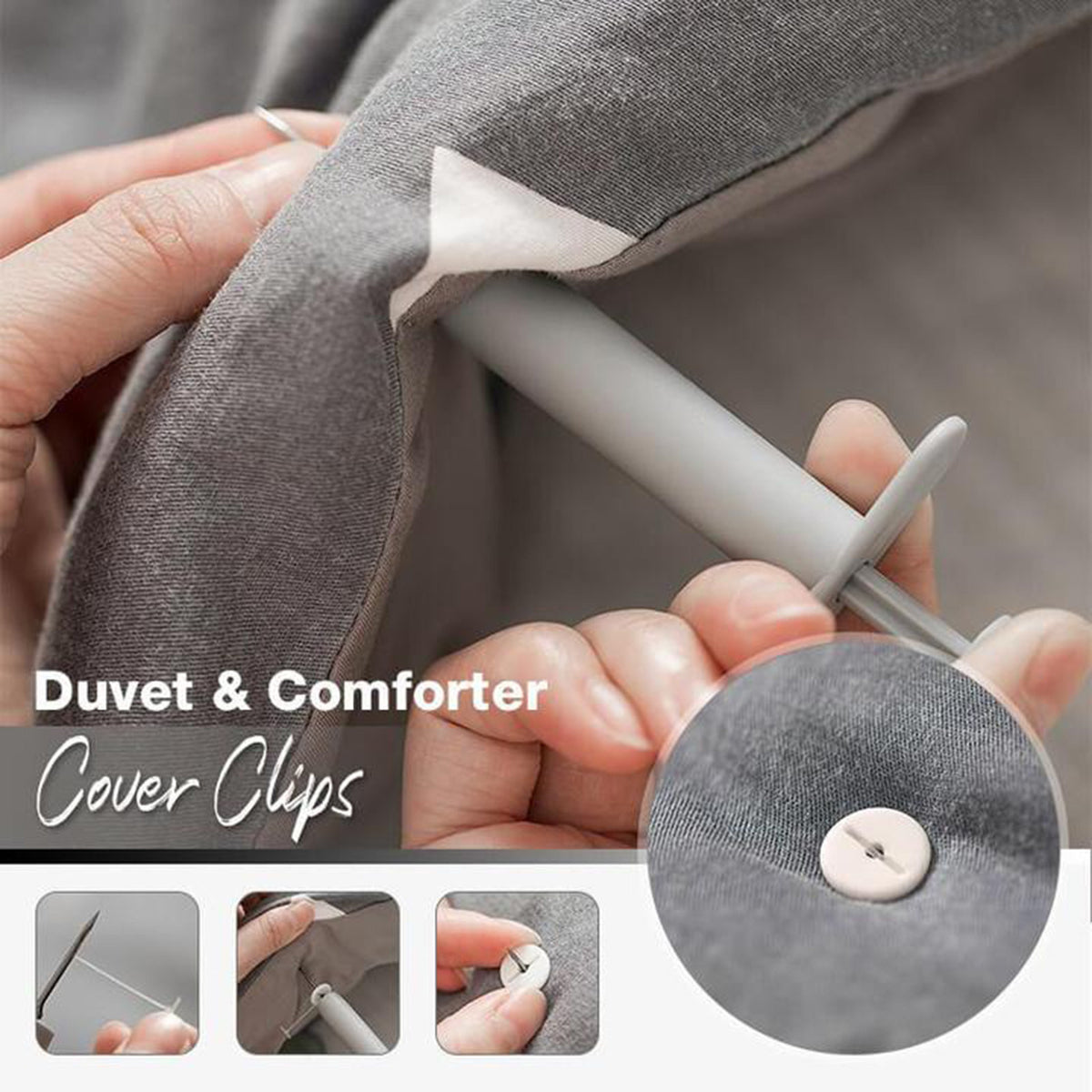 Couverture de protection antidérapante pour la fixation de la courtepointe