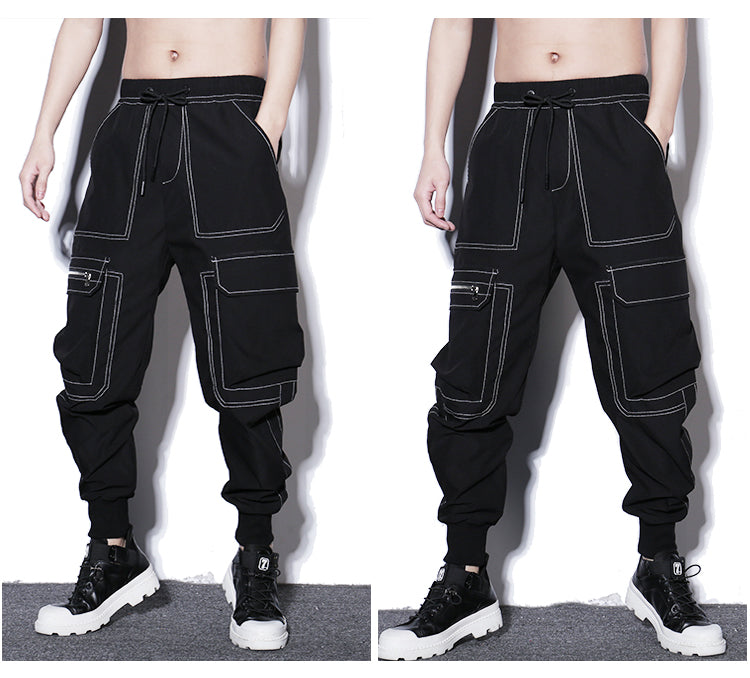 Pantalons Casual Homme pour Jeunes Version Coréenne