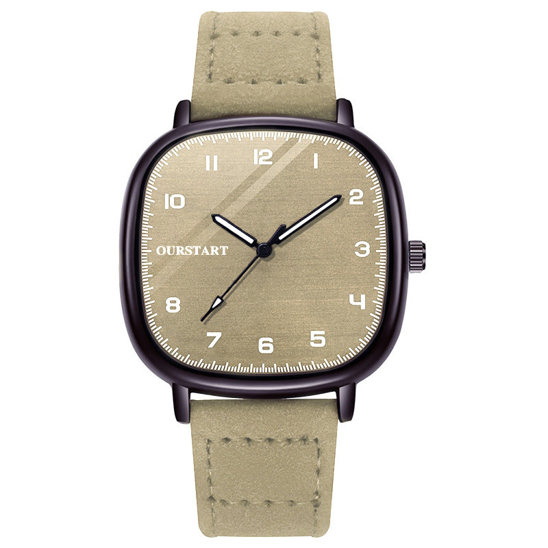 Montre étudiante Casual Digital Exam Quartz Suede Belt