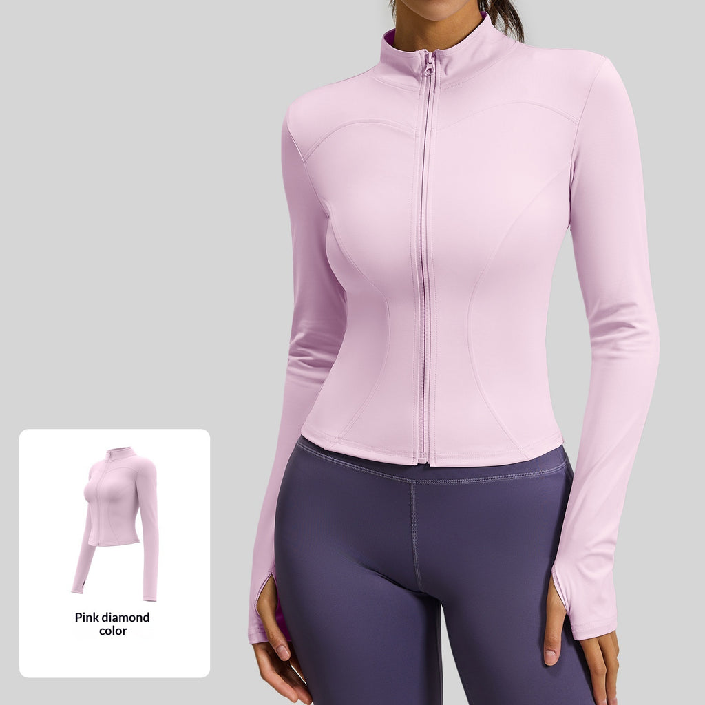 Veste de yoga ajustée de façon serrée Figurine-flatter Outdoorwear