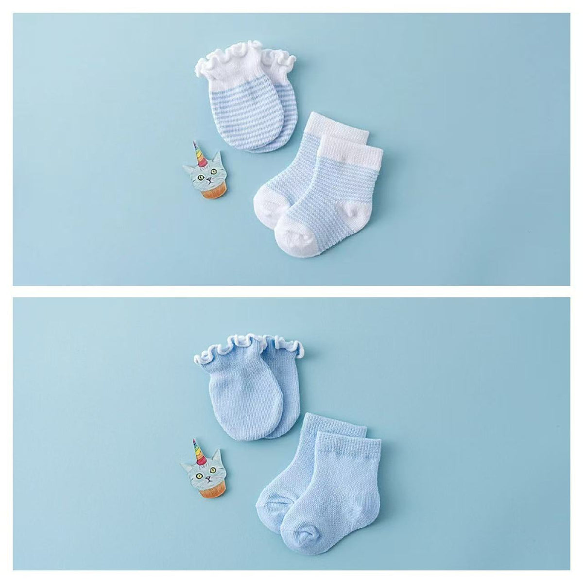 Gants et chaussettes bébé nouveau-né