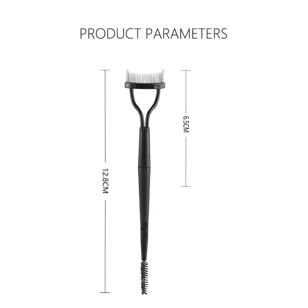 1 Pcs Séparateur de cils Dents métalliques Cils pliables Curler Beauté Maquillage Inoxydable