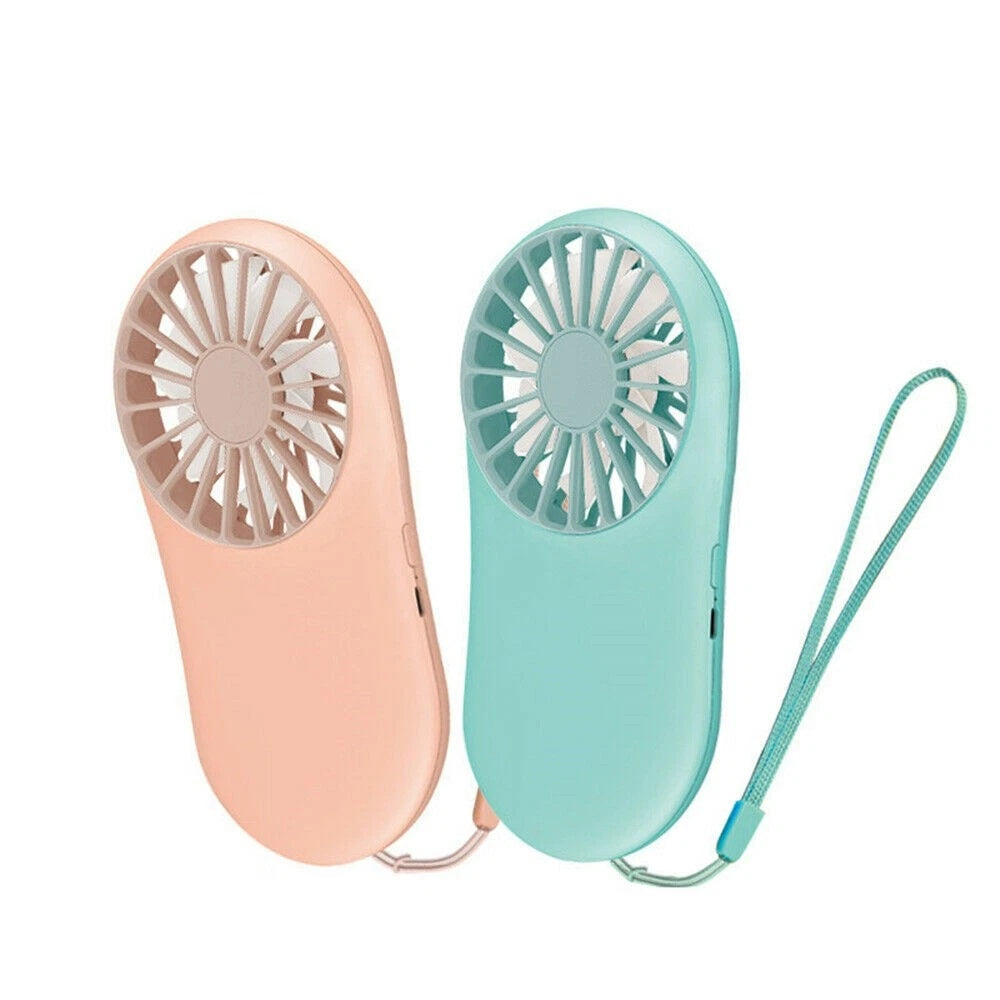 Mini ventilateurs rechargeables USB ventilateur à main refroidisseur d'air Voyage portable 3 vitesse