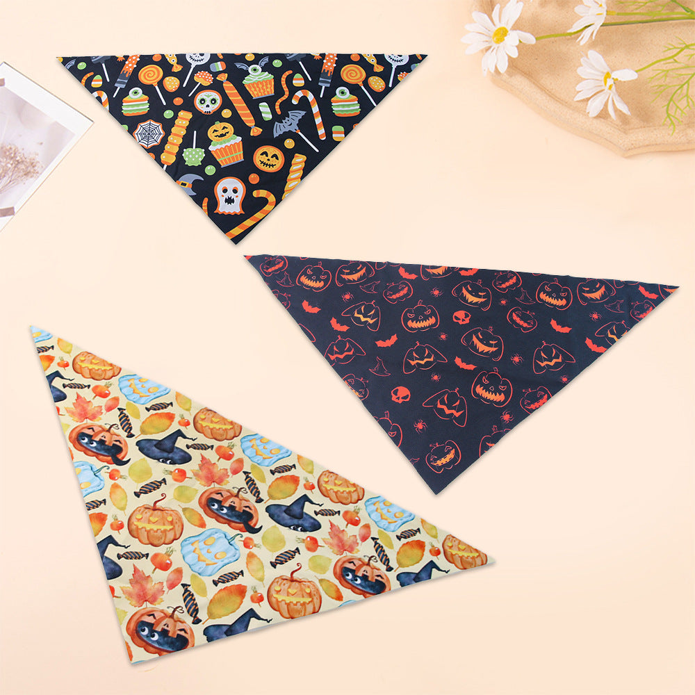 Bibs de bébé Triangulaire imprimé d'Halloween