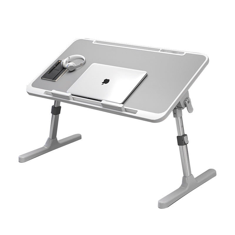Table pliante sur lit-Light grey-56 * 32cm-Bookshelf + tiroir + USB-1 pack-Box