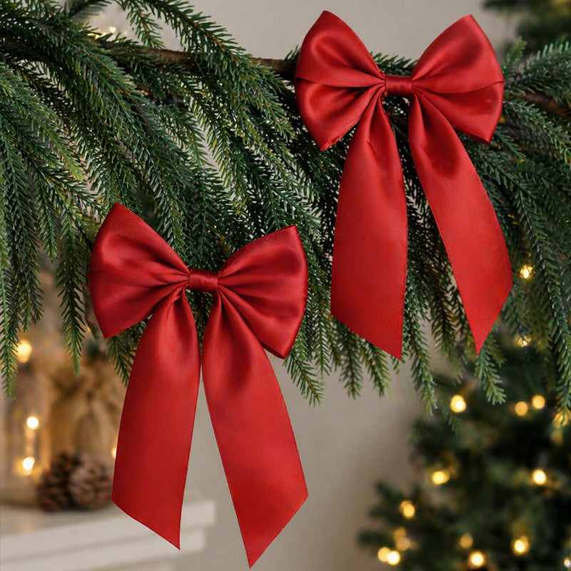 Bow de Noël bricolage arbre de Noël ornement