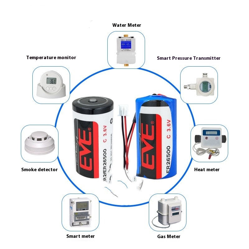 ER26500 Compteur d'eau Compteur de gaz Batterie au lithium