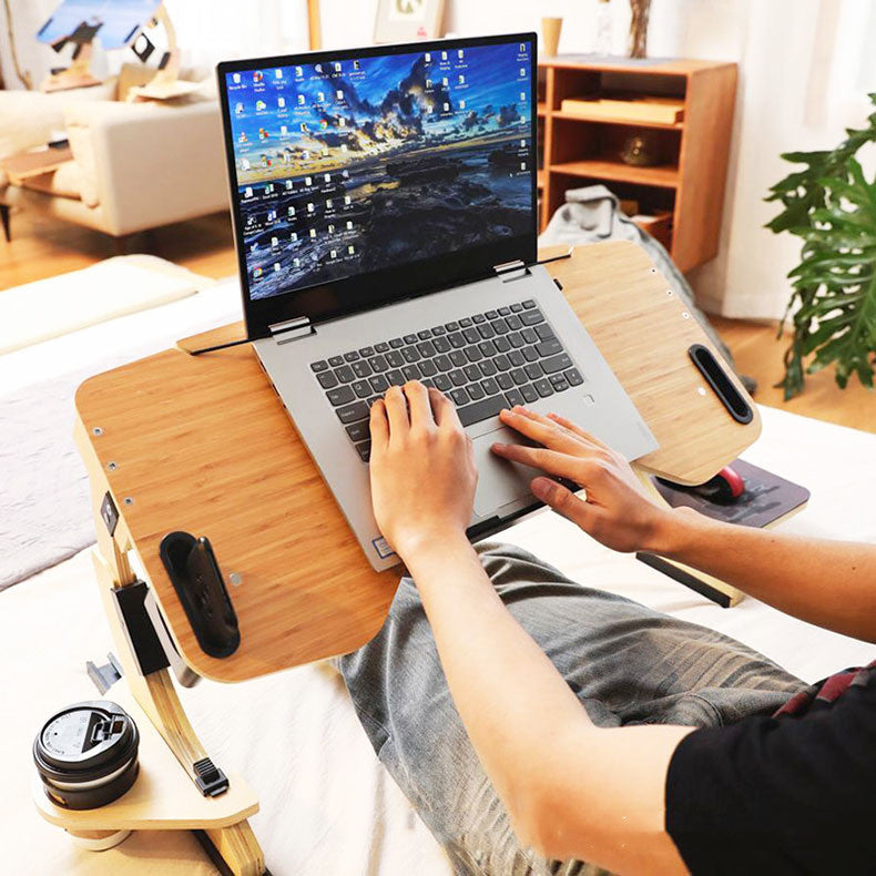 Jouer Table d'ordinateur couché sur le lit en bois pliable Angle réglable