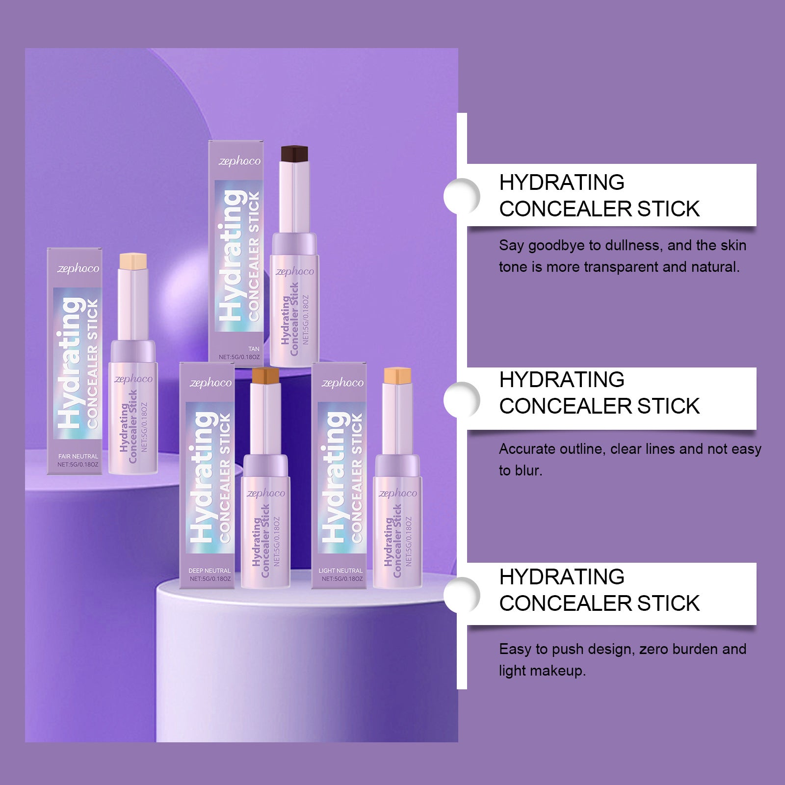 Zephoco Contouring Concealer Stick