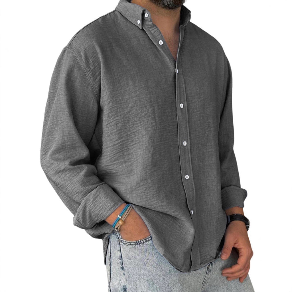 Chemise à manches longues à manches longues pour hommes