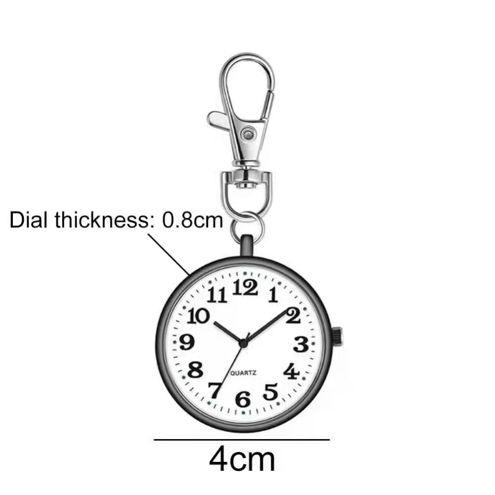 Effacer les chiffres Lumineux Montre porte-clés Pocket Watch