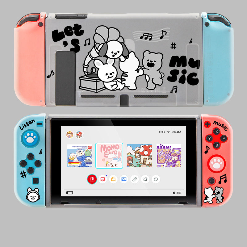 Console de jeu en silicone souple transparent