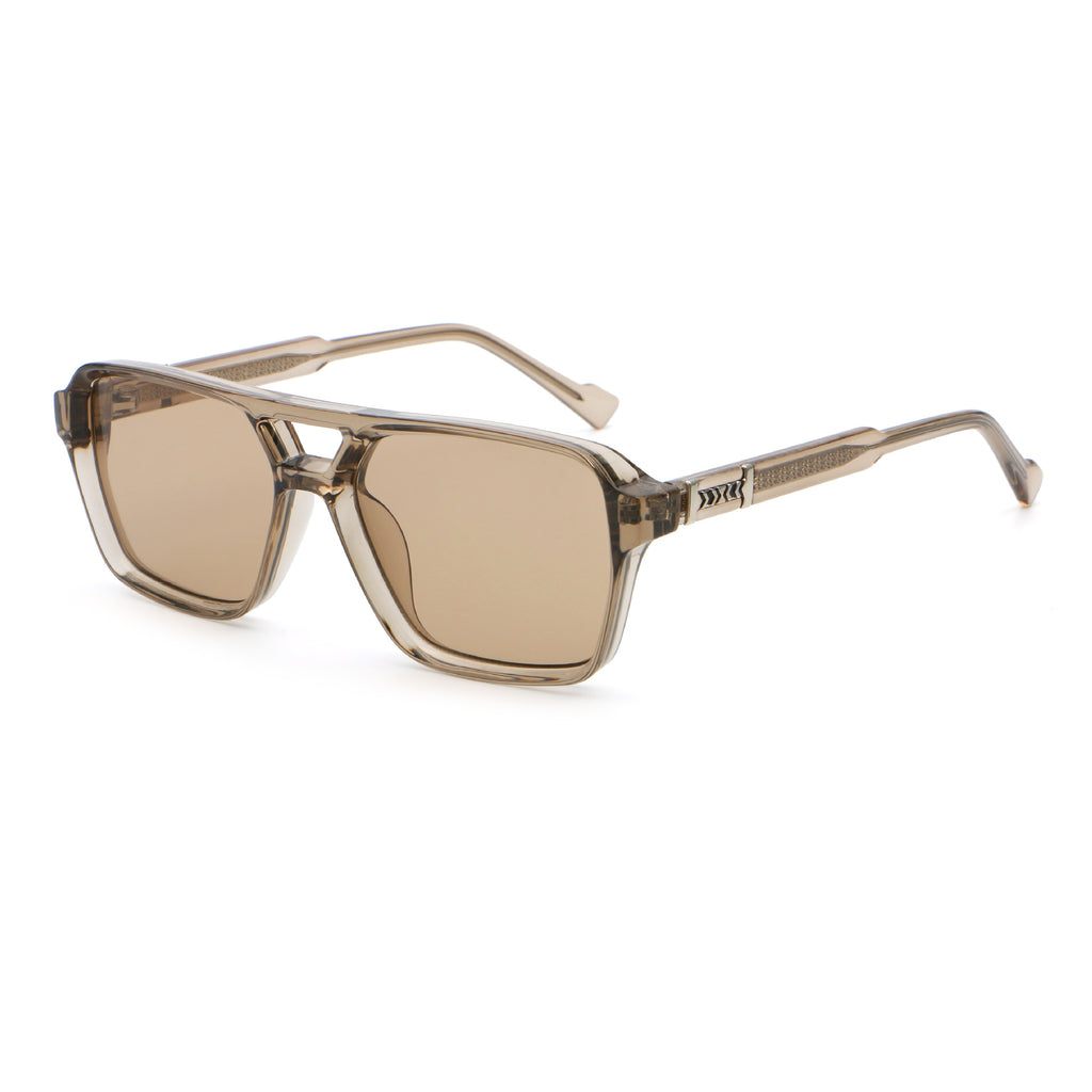 Lunettes de soleil à double pont anti-UV pour hommes et femmes