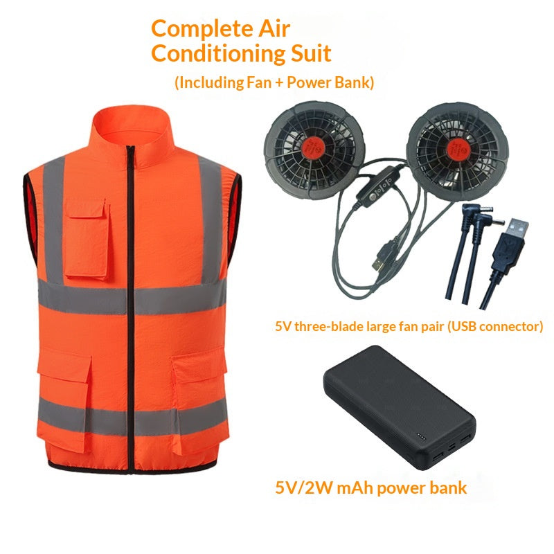 Ventilateur de refroidissement d'été Veste de climatisation