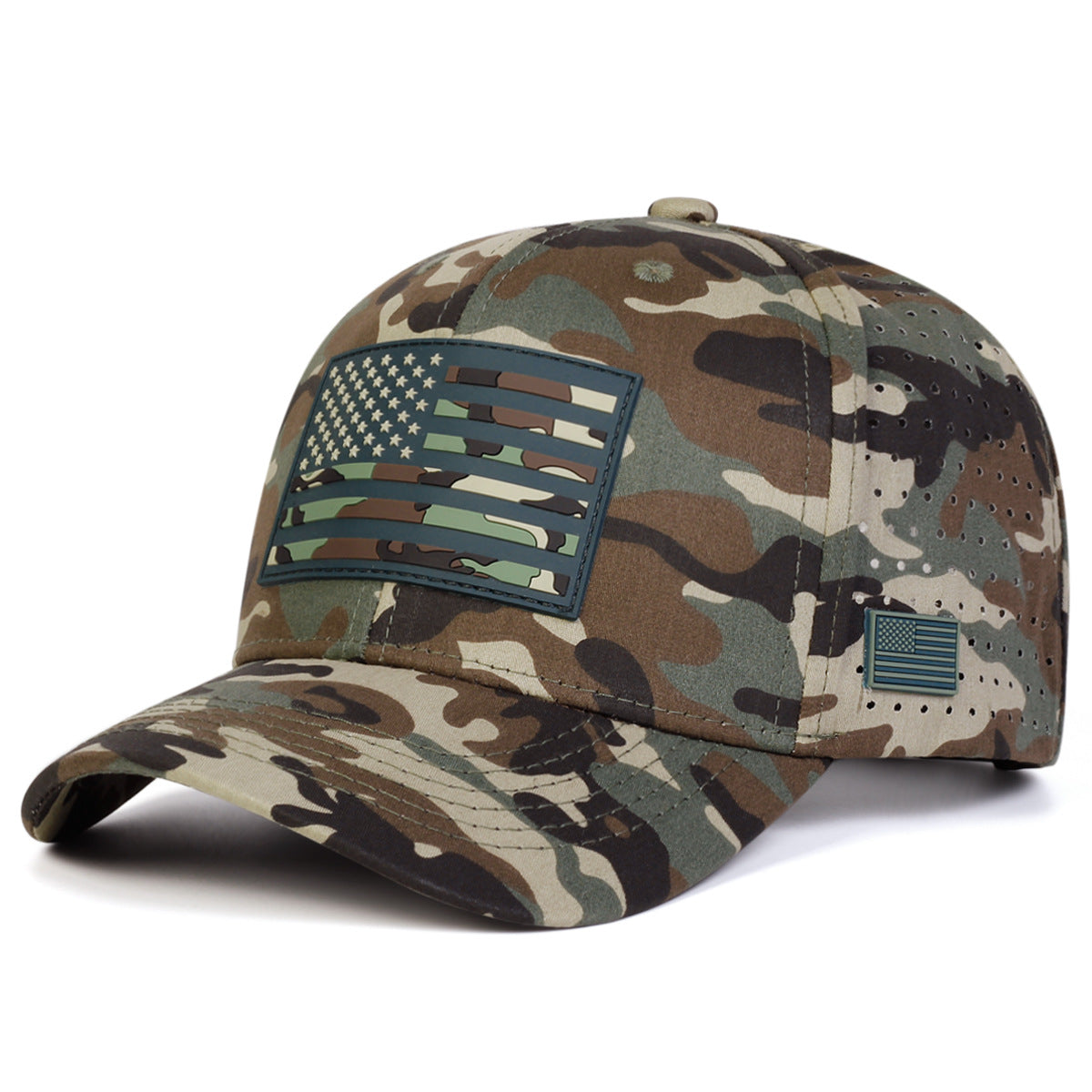 American Flag Three-Dimensional Printed Breathable Mesh Adjustable Fashion Trendy Baseball