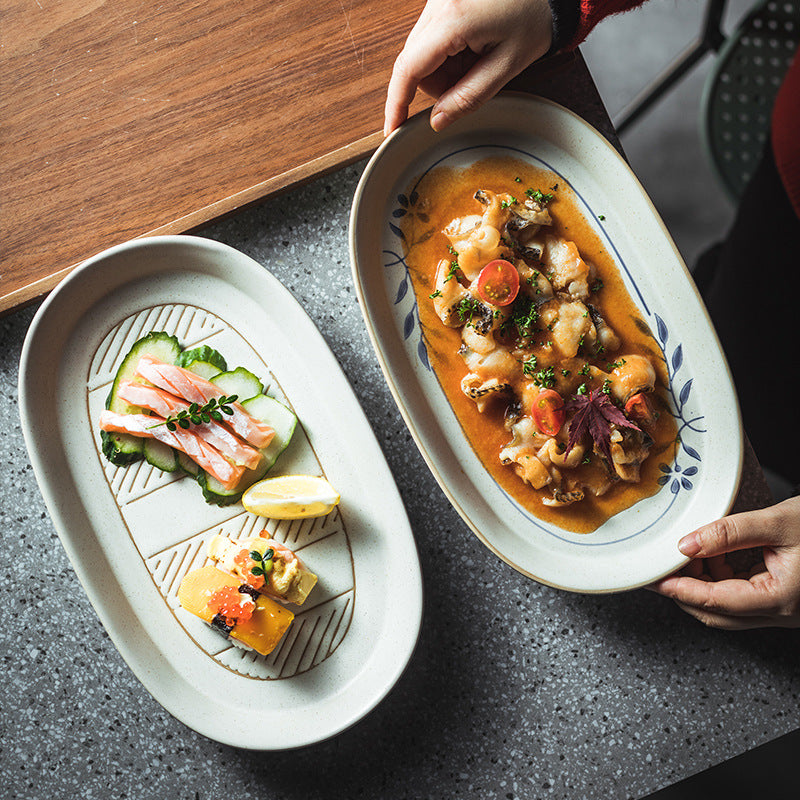 Plaques de service et articles de table en grès ménager