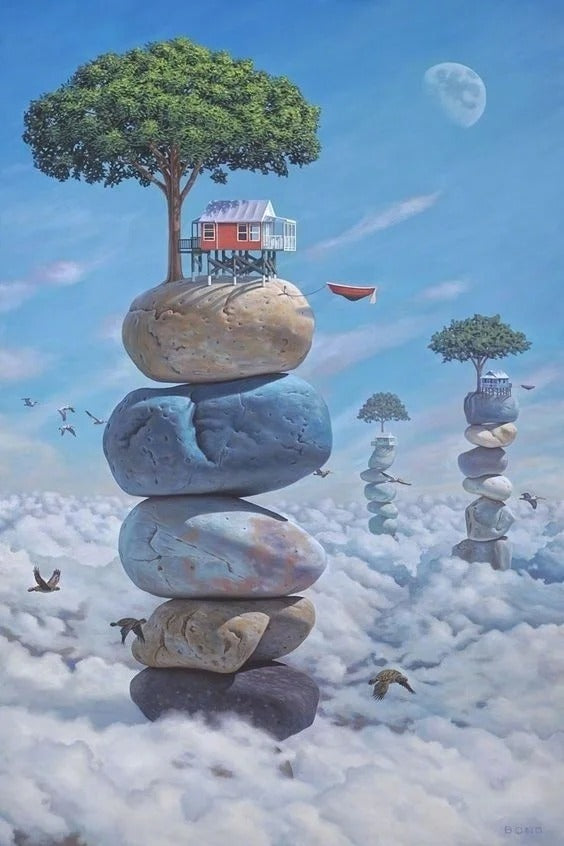 Peinture numérique Stone Mountain Modern Home Décoration
