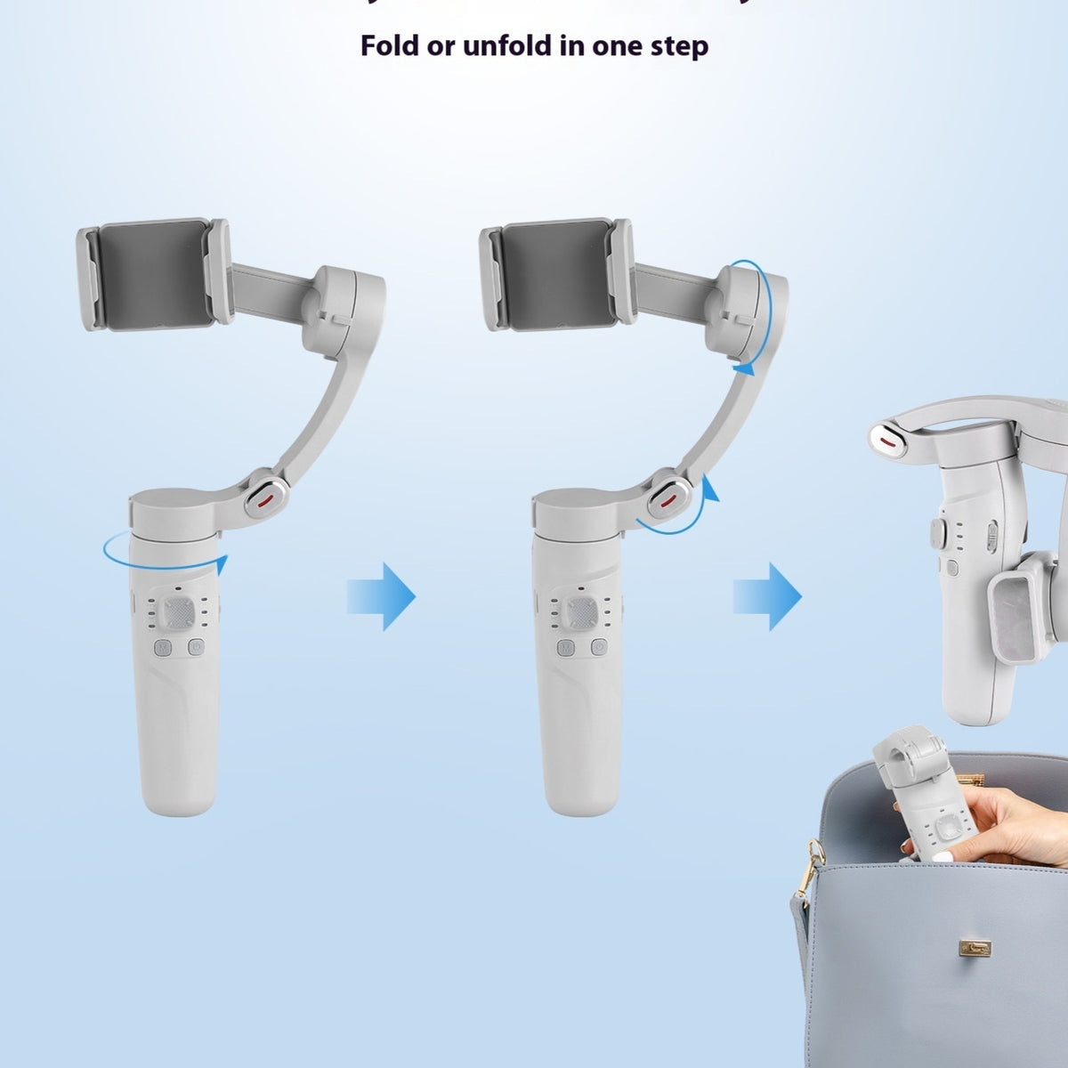 M01 Handheld Tripod Phone Stabilizer