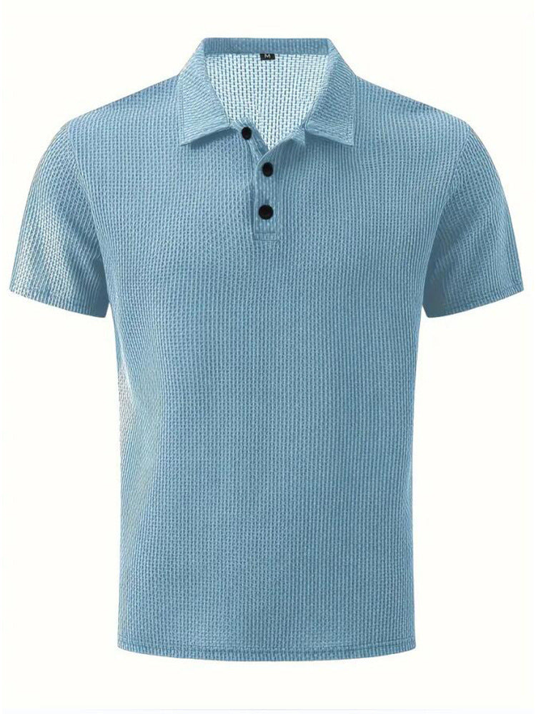 Chemise Homme Collier Été Couleur Unie