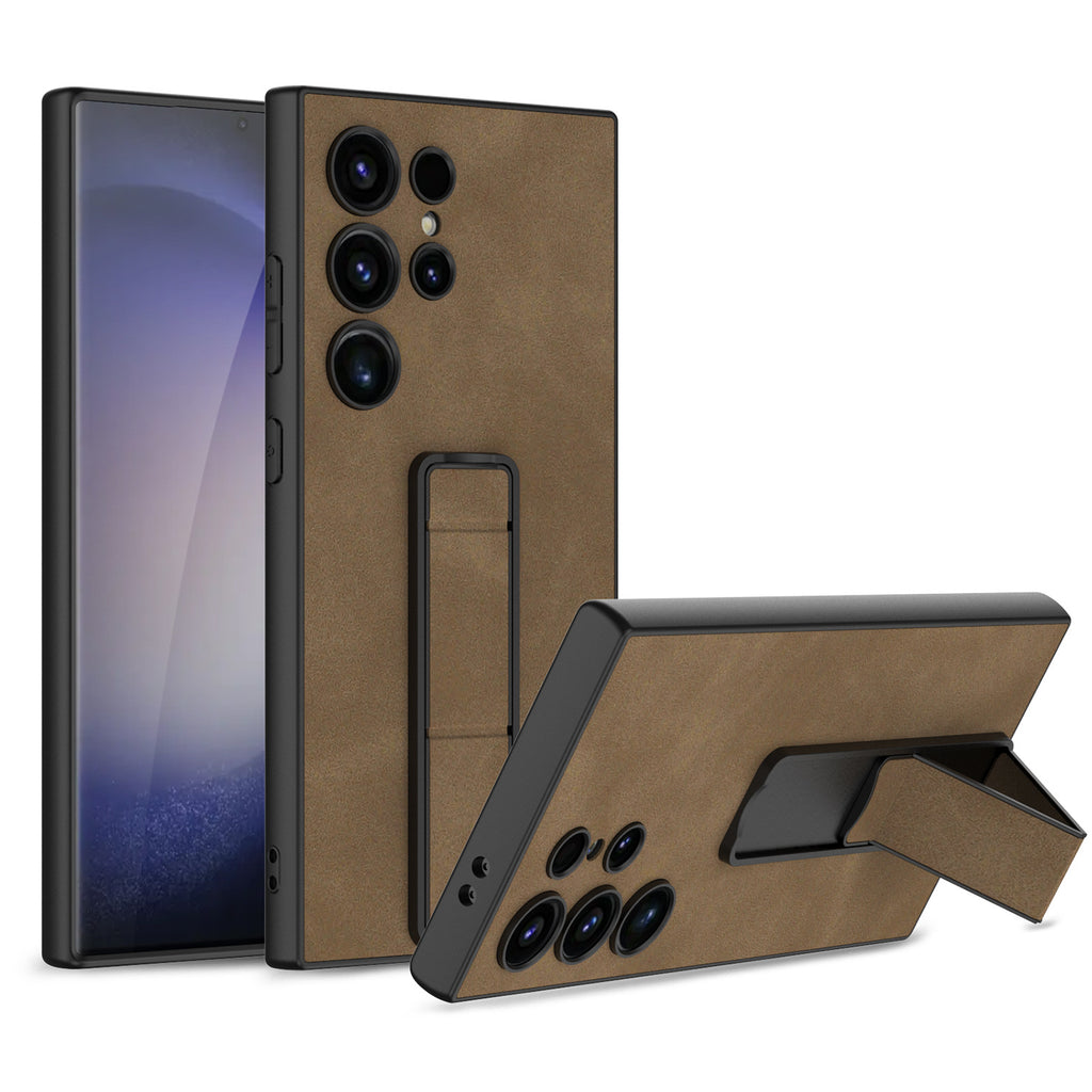 Coque de téléphone pliant S24ultra Étui dur résistant à la chute S24plus