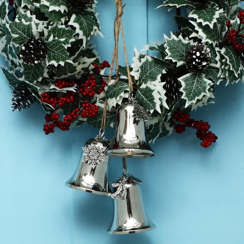 1 Ensemble de grands ornements de cloches de Noël