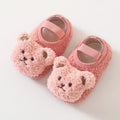 Chaussettes d'hiver Épaisseur bébé Chaussures d'intérieur Non-dérapant