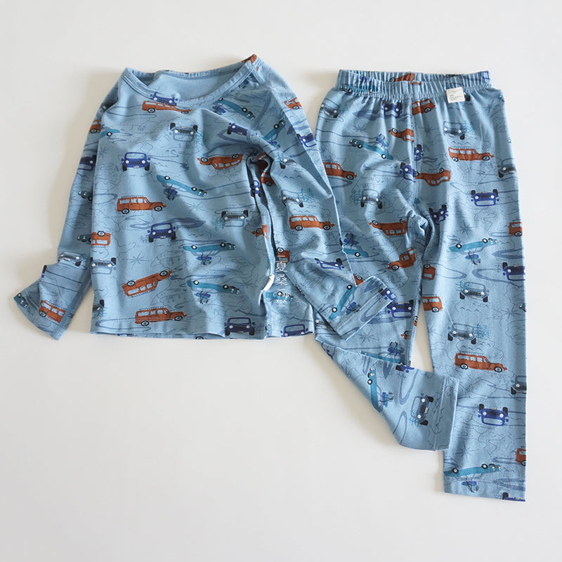 Pyjama à manches longues pour les garçons en chambre climatisée