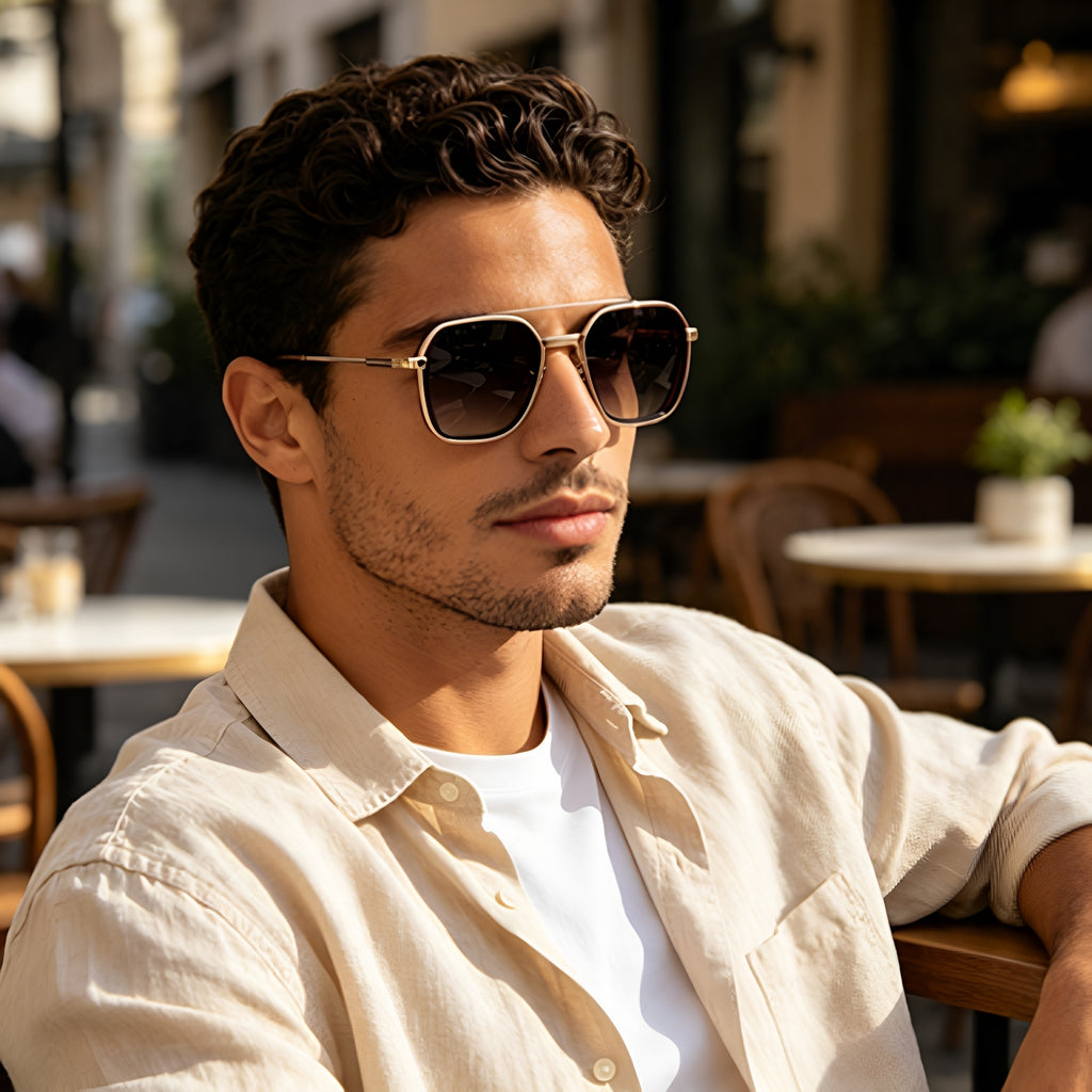 Lunettes de soleil de style pour hommes