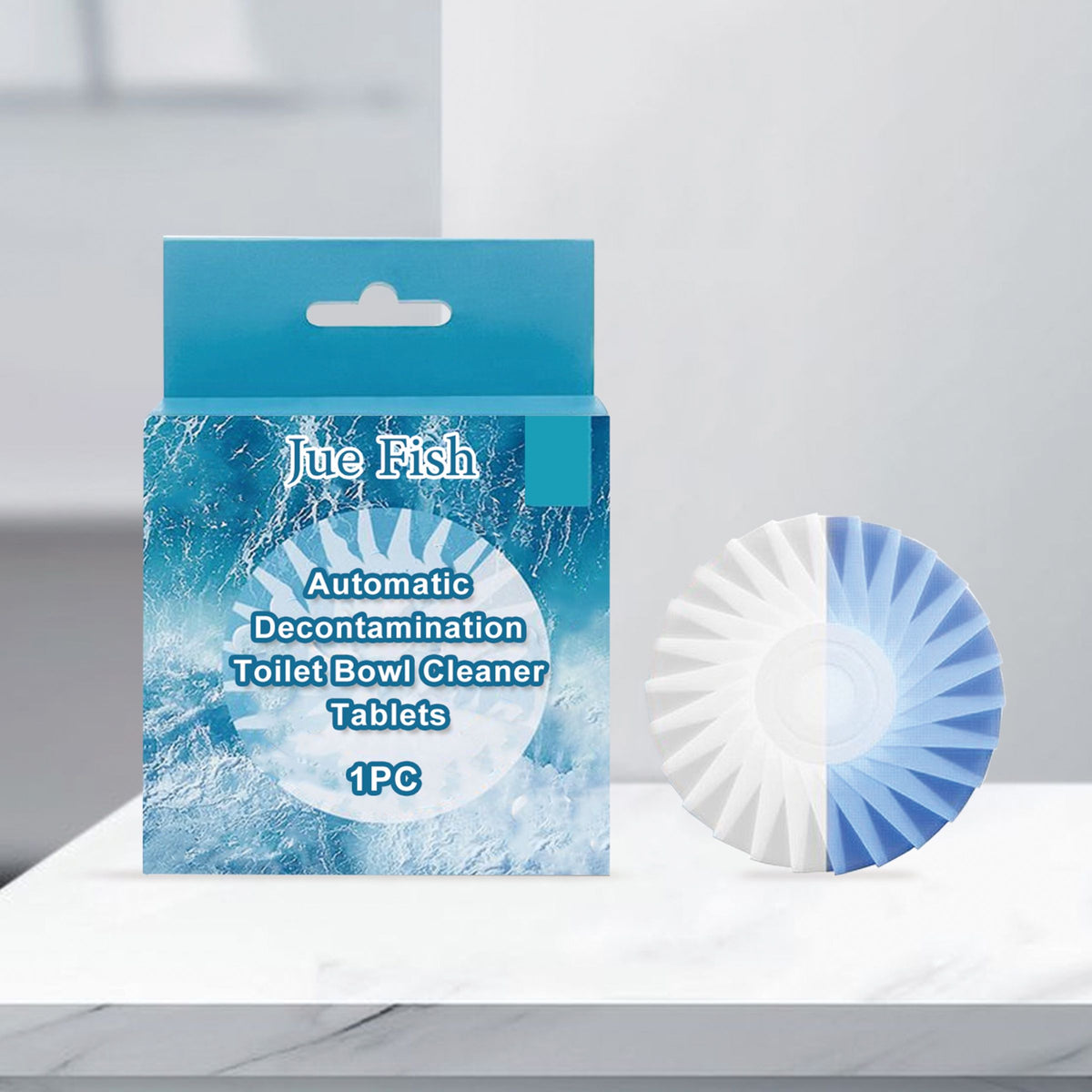 JUE FISH Bloc de nettoyage des toilettes