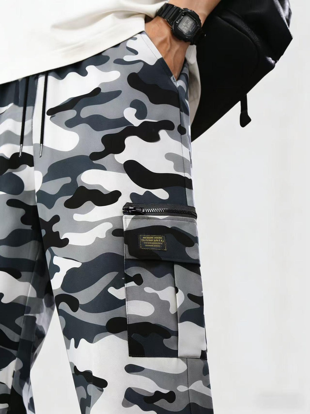 Pantalons de camouflage de taille Plus pour hommes