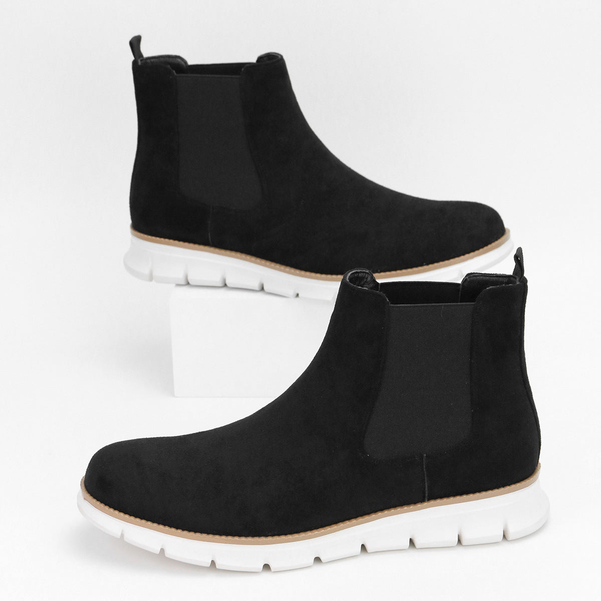 Bottes de Chelsea pour hommes plus grandes