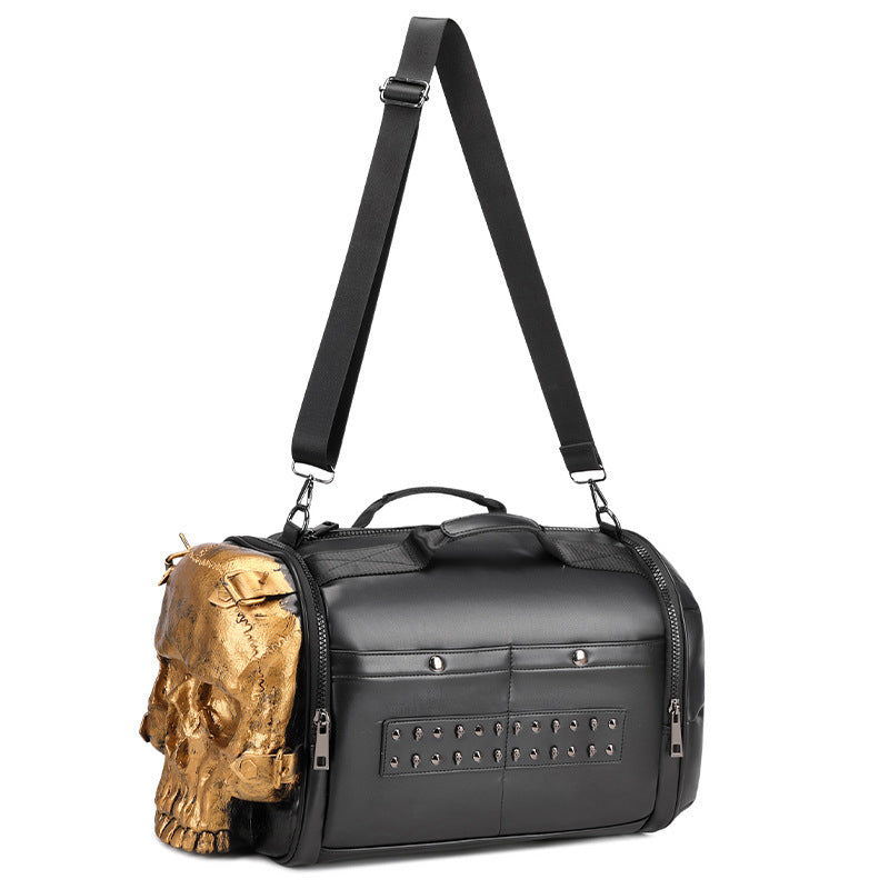 Sacs de voyage portatifs tridimensionnels Tendance Cool Skull Chambre simple