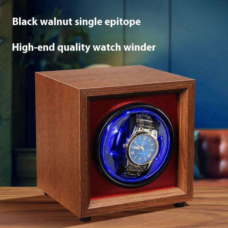Black Walnut monomètre vertical automatique montre mécanique Shaker