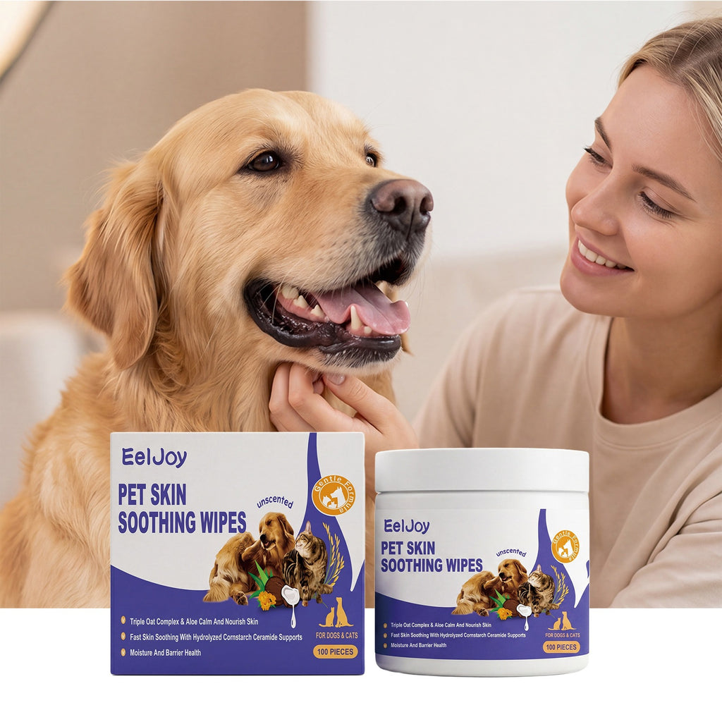 Wipes apaisantes pour peau de chien