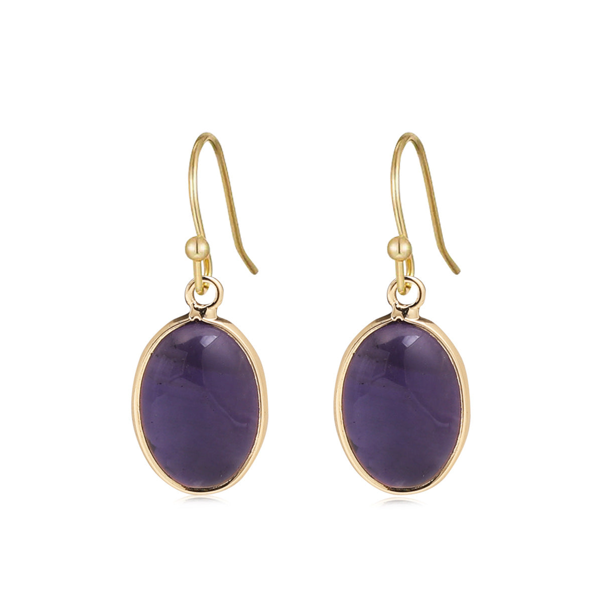 Boucles d'oreilles pendentif Teardrop pierre