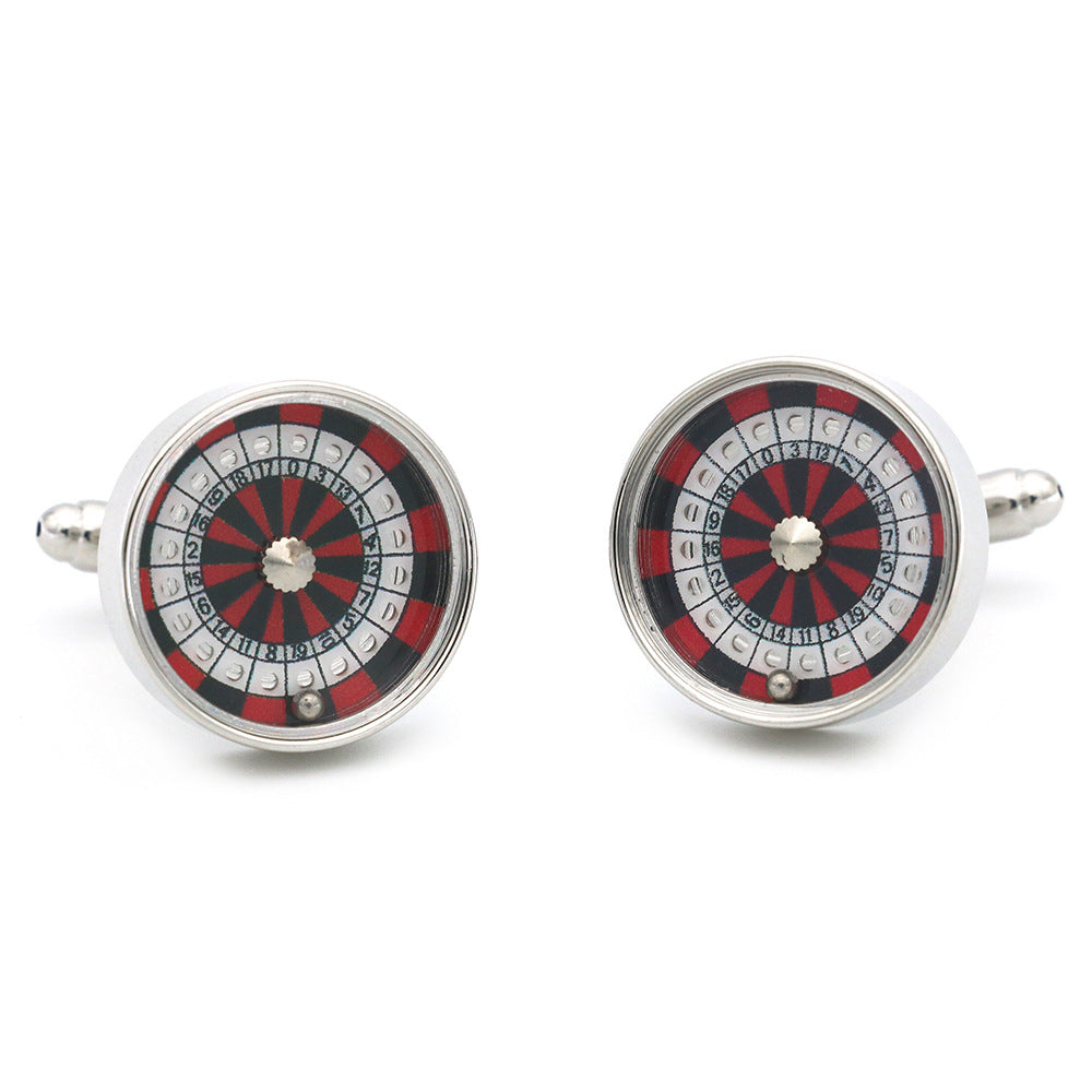 Lucky Spin Round Cufflinks pour les hommes