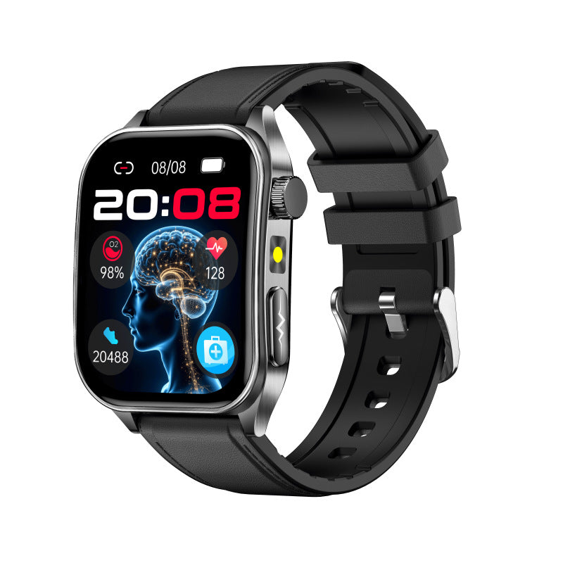 Smart Health Watch BP HR ECG lipides sanguins Uric Acid Calls 650nm Laser Therapy