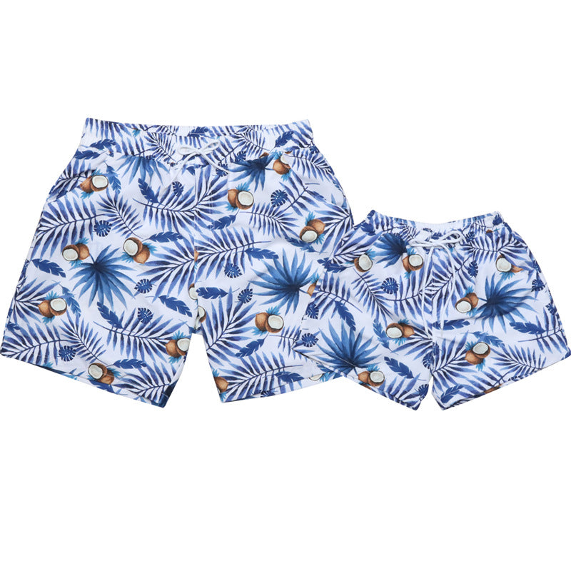 Style Parent Maillot de bain enfant Séchage rapide Pantalons de plage