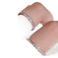Titanium Steel Baby's Breath Star Row Diamond Ring Femme Mode Tempérament Bijoux Tous